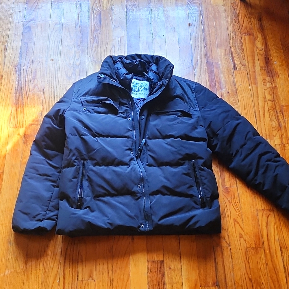 Cole Haan Utility down quilted military jacket 
